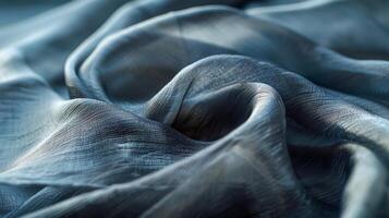 In this image the tightly woven threads of silk habotai form a luxurious texture with a slight sheen lending a touch of elegance to its surface photo