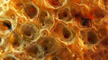An upclose look at the surface of reveals the presence of countless eccrine sweat gland openings each capable of secreting sweat photo