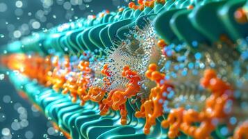A of lipid rafts on the cell membrane where various receptors are ed to improve signal transduction efficiency photo