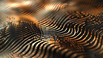 A macro shot of a conductive ink pattern showcasing a mix of thick and thin lines that create a dynamic and geometric design photo