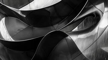 The curves and angles of the glasses hinges create an interesting geometric texture perfect for reflecting light and surroundings photo