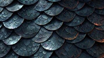 Faux Scales This robots skin is made up of overlapping scalelike shapes creating the illusion of a scaly reptilian texture that hints at its robotic nature photo