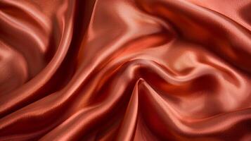 Luxurious Luster With its satiny sheen a closeup of silk charmeuse captures the opulent shine and radiant glow that make it a popular choice for highend garments photo