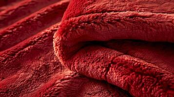The rich and vibrant color of this plush velboa invites one to snuggle up and get cozy on its plush surface photo