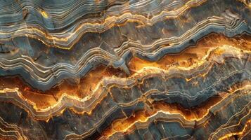 Wavy Patterns This minerals texture is marked with unique wavy patterns that give it a mesmerizing appearance when illuminated photo