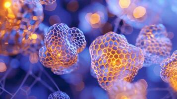 The tiny jelly beads burst with a luminous glow revealing a mesmerizing honeycomblike pattern that seems to shimmer with every movement photo