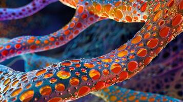 Microscopic image of the major and minor grooves in a DNA double helix providing a unique perspective on the helixs structure photo