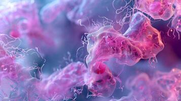 A of podocytes lining the glomerular bat membrane filtering in the initial stage of kidney nephron function photo