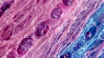 A of muscle fibers surrounded by a layer of connective tissue forming a fascicle that is part of a larger skeletal muscle photo