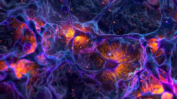 Network of endothelial cells forming the first line of defense against s reaching the brain photo