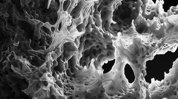 A monochromatic view of the placentas microscopically small capillaries allowing for precise and efficient exchange of fluids between the mother and baby photo