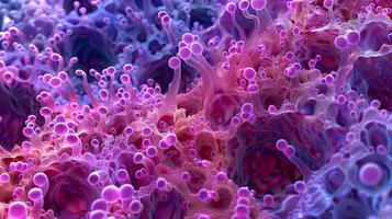 The densely packed and highly structured nature of eccrine sweat glands is depicted in this image emphasizing their vital role in thermoregulation photo