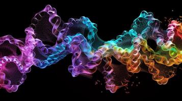 The process of chromatin remodeling creating an accessible environment for RNA transcription to occur photo