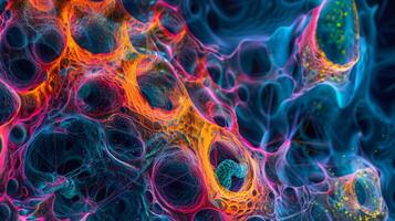 An image of the nuclear envelope under varying cellular conditions showcasing its dynamic nature photo