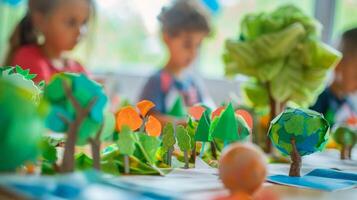 A discussion board for students to share and implement ecofriendly ideas for the school photo