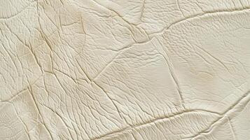 Pale cream leather with a rough tree barklike texture adding a rugged and natural element to the embossing photo