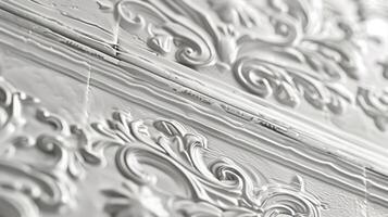Timeless Sophistication The textured surface of this embossed ceiling tile adds dimension and depth evoking a sense of oldworld charm and sophistication photo