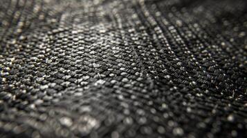 The rough and rigid texture of Kevlar is apparent in this closeup indicating its ability to withstand extreme wear and tear photo