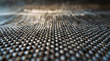 The tightly packed fibers of Kevlar create a dense and sy texture making it a popular choice for heavyduty applications photo