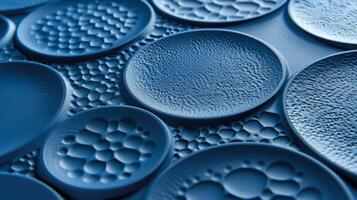 Circular Dimples Round shallow dimples add a playful and tactile element to this embossed silicone texture inviting touch and exploration photo