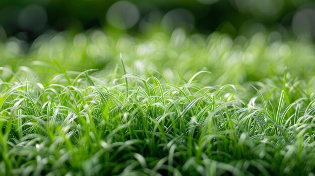 A soft and fluffy surface with tiny fibers sprouting out like grass on a plush green lawn photo