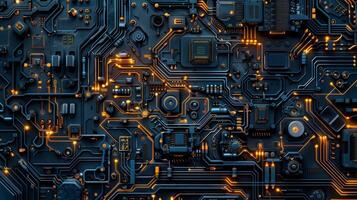 Intertwining Circuitry Upon closer inspection the intricate design of the drones body reveals a complex network of intertwining circuitry photo
