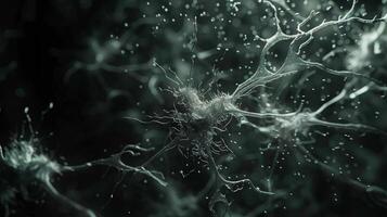Timelapse image capturing the dynamic nature of dendritic spines constantly changing in response to neural activity photo