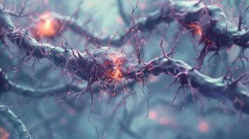 Closeup image of a dendritic spines neuromodulator receptors critical for finetuning neural activity photo