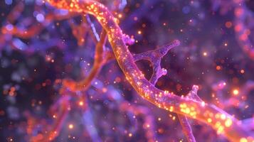 A highresolution image of a silenced gene and its nearby regulatory elements indicating the complex interplay between epigenetics and gene expression photo