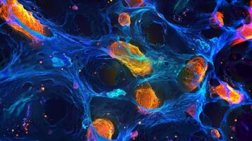 An image showing the degradation of extracellular matrix by invasive cancer cells photo