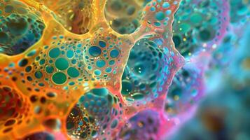 A closeup image of the cell membrane highlighting the importance of homeostasis in maintaining an optimal level of fluidity for proper cell function photo