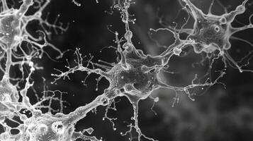 A transmission electron microscopy image displaying the dynamic crosslinking between actin and spectrin proteins in maintaining the structural integrity of the cytoskeleton during cel photo