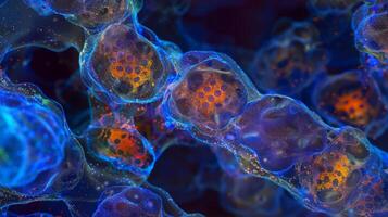 A microscopic view of hormone receptors lining a cells surface constantly on the lookout for their specific hormonal partners to bind and initiate cellular responses photo