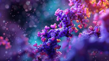 An upclose view of a hormone receptor binding site characteristically flanked by amino acids and forming a tight lockandkey mechanism photo