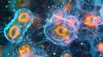 Microscopic visualization of calciumtriggered exocytosis the process by which cells release signaling molecules photo