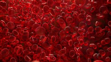 A dynamic view of red cells moving with purpose and coordination guided by chemical signals and internal communication photo