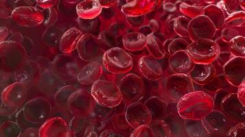 A detailed look at the different sizes and shapes of red cells each adapted to perform specific functions within the body photo