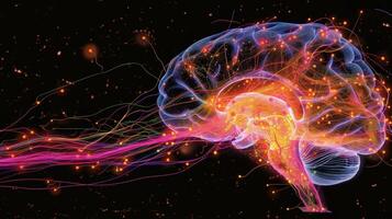 Duallabeled tracer mapping the interactions between various neurotransmitters and their corresponding receptors in the brain photo