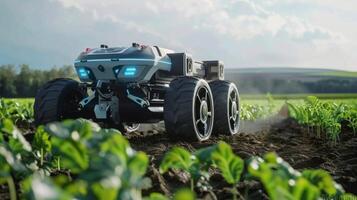 With minimal human intervention the robotic harvester selfcorrects any errors and optimizes its performance to ensure a bountiful harvest photo