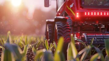As weather conditions change autonomous harvesters adapt and adjust their techniques ensuring a bountiful harvest regardless of external factors photo