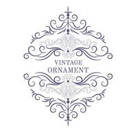 Document elements elegant handdrawn symmetry vector