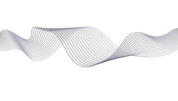 Modern wave line background. Abstract flowing line patterns. Black lines on white background. Wavy stripes on white isolated background. vector