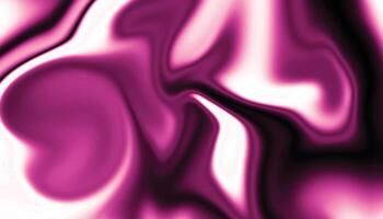 Colorful liquid background. Abstract metallic background with flowing waves. Seamless pattern with pink swirls. vector