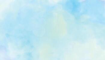 Pastel blue watercolor texture background with space. Blue cloudy sky background. Beautiful grunge blue background with space. vector