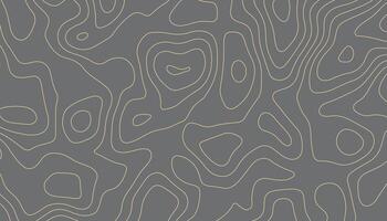 Topographic map pattern. Abstract wavy circle background texture. Seamless pattern. vector