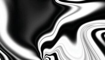 Liquid metallic texture. Wavy chrome metallic abstract background. Liquify shiny silver wave background. vector