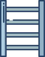 ladder linear color illustration vector