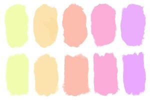 Pastel Colored Abstract Brush Stroke Pattern vector