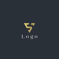 SV logo design image vector