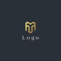 MT logo design image vector